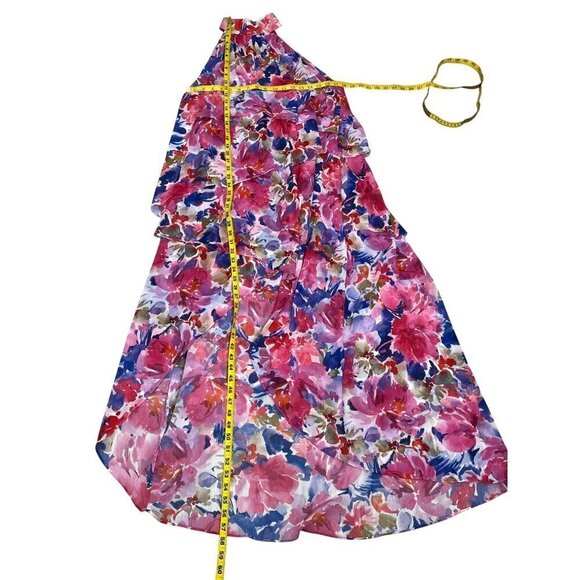 MISA Los Angeles Victorine Pink Floral High Low Dress NWT MSRP $460 - Picture 9 of 10